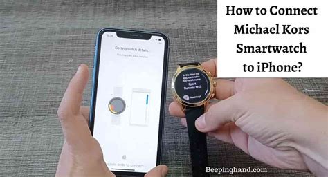 michael kors watch mk-8504 how to setup|How to Connect Michael Kors Smartwatch to iPhone: Easy Steps .